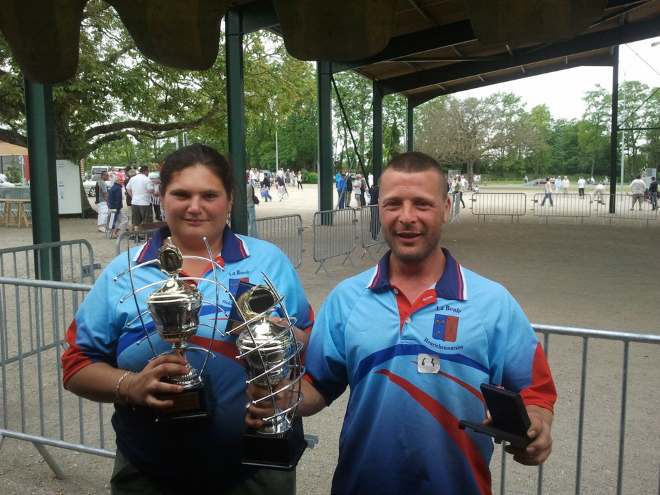 Maud CASSIN et Henri HORN CHAMPIONS DU CHER DOUBLETTE MIXTE !!