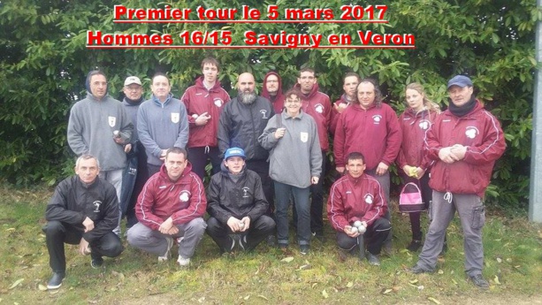 L'équipe au premier tour de la coupe de France 2017. L'équipe au premier tour de la coupe de France 2017.