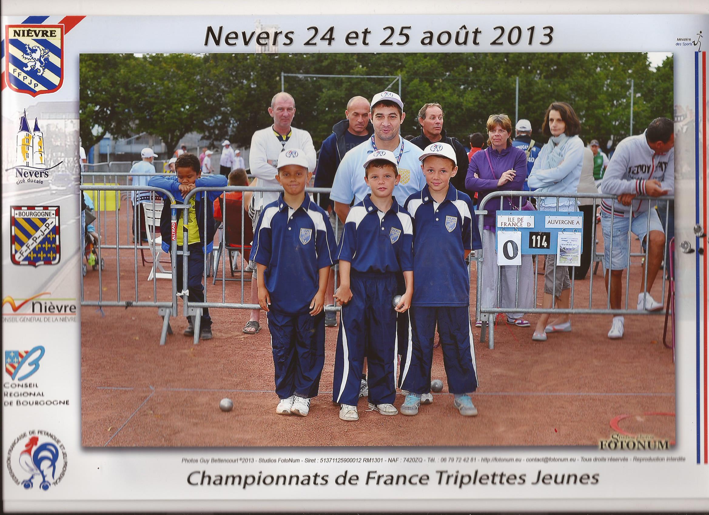 Championnat de France Minime- Nevers 2013 Championnat de France Minime- Nevers 2013