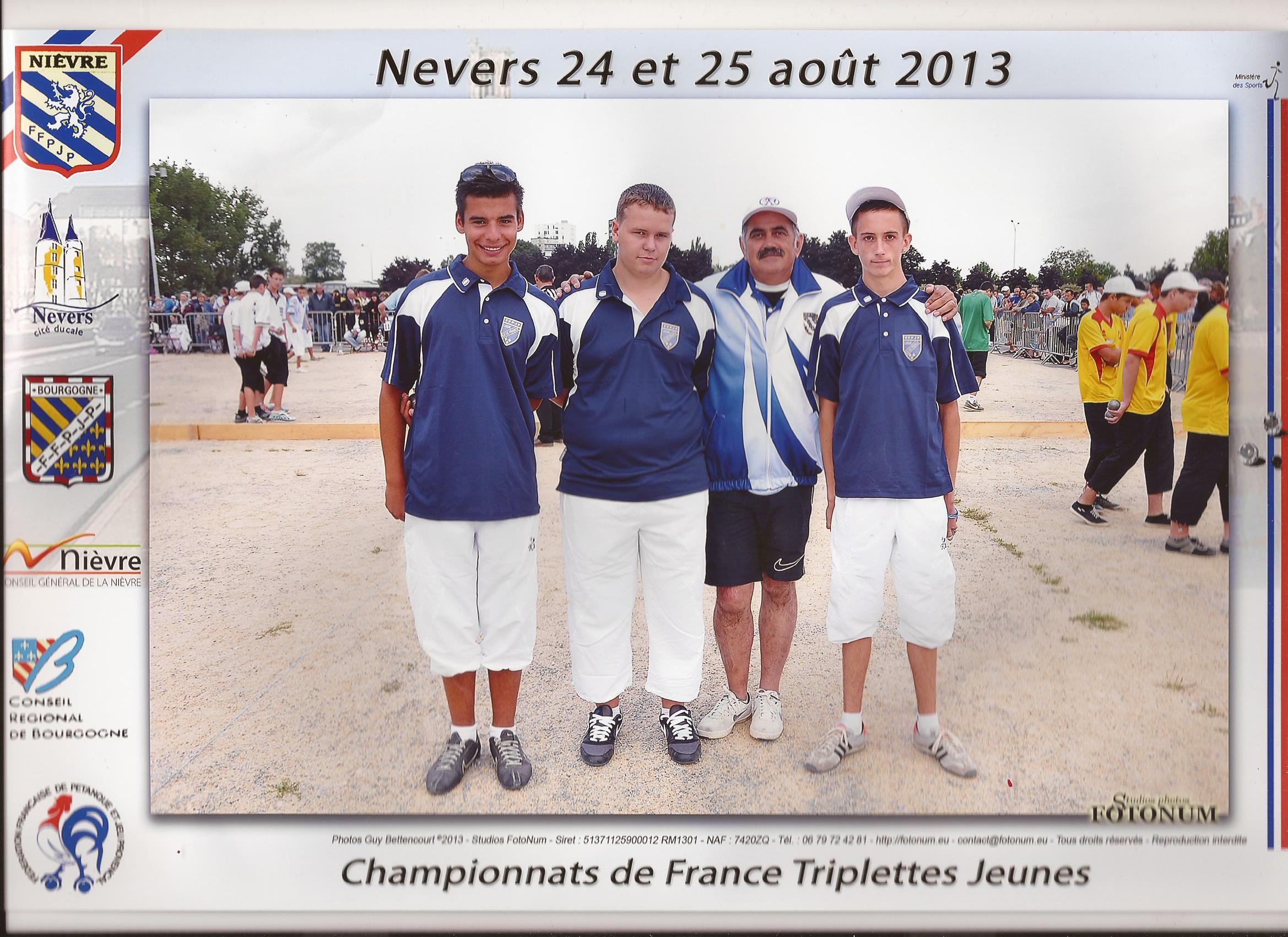Championnat de France Junior- Nevers 2013 Championnat de France Junior- Nevers 2013