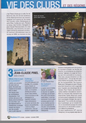 La JPC vue par la presse spécialisée Boulisme La JPC vue par la presse spécialisée Boulisme