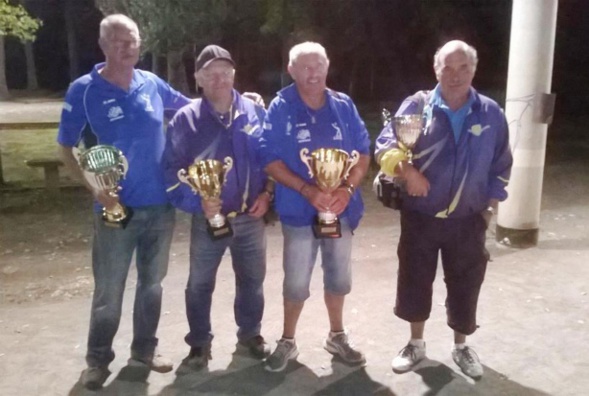 Clément Sancerni, Christian Boulet la JPC vaiqueurs contre la Pétanque Villefranchoise