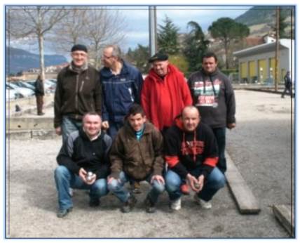 Les joueurs de la J.P.C présent a Creissel Les joueurs de la J.P.C présent a Creissel