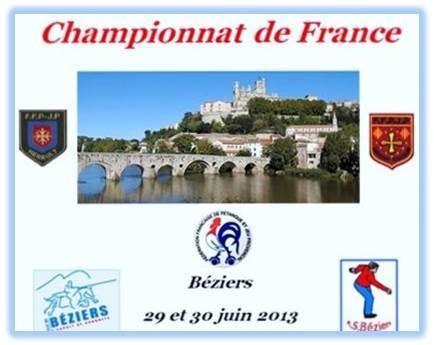 CHAMPIONNAT DE FRANCE TRIPLETTE 2013 CHAMPIONNAT DE FRANCE TRIPLETTE 2013