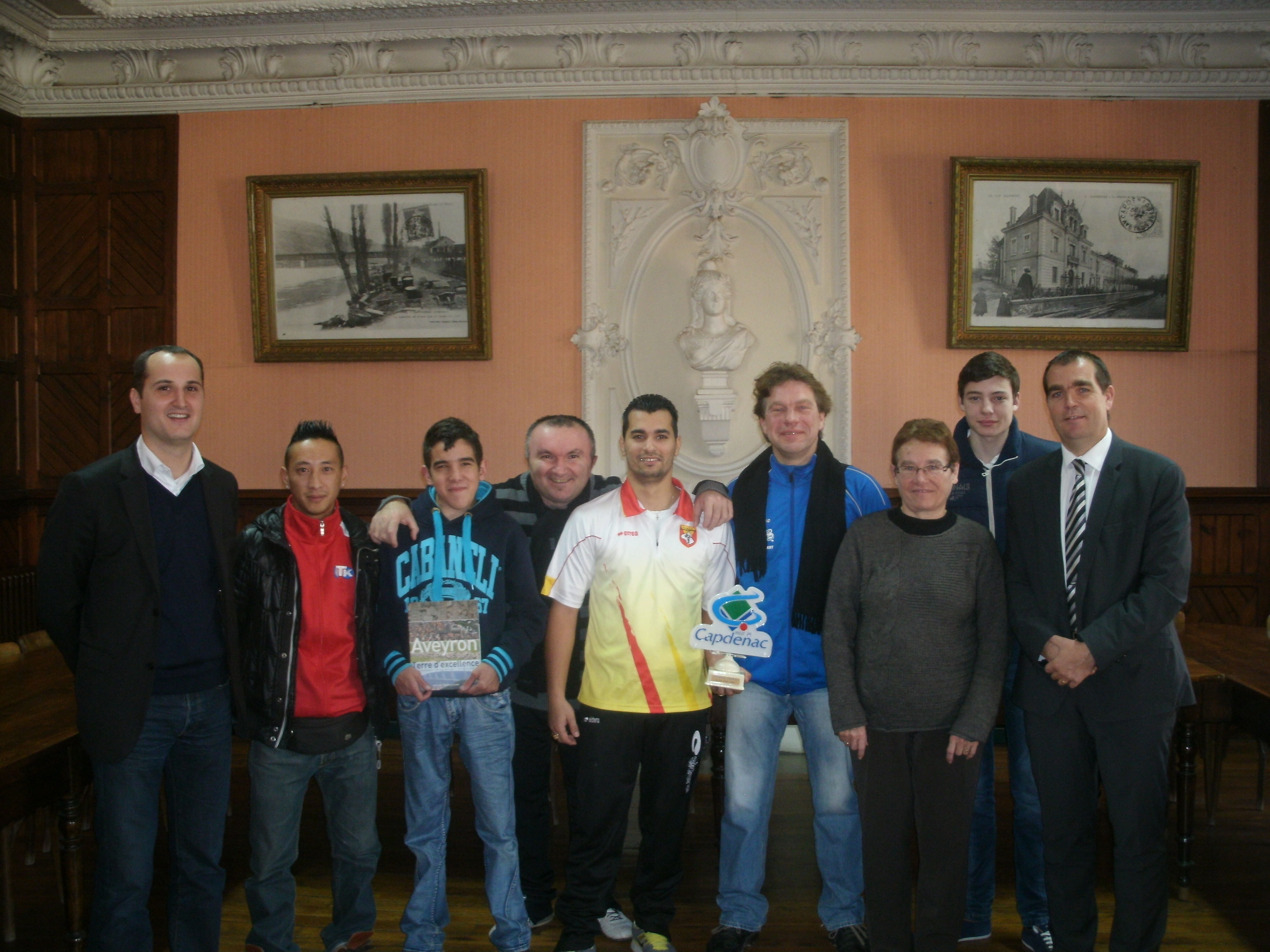 Quelques joueurs de l'équipe ll Quelques joueurs de l'équipe ll