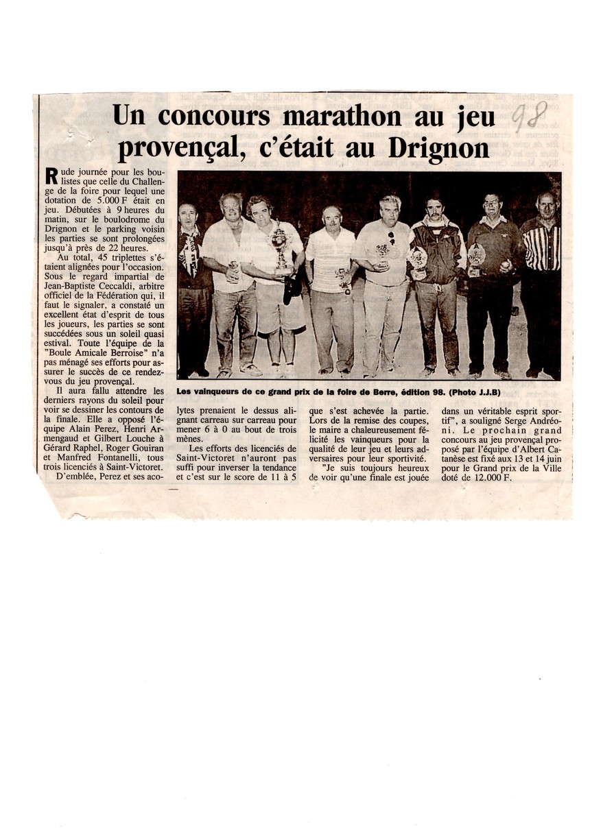 1998 jeu provençal 1998 jeu provençal