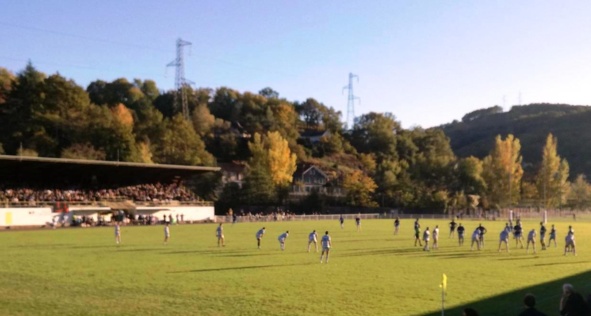 Les tribunes étaient bien garnies pour ce derby!