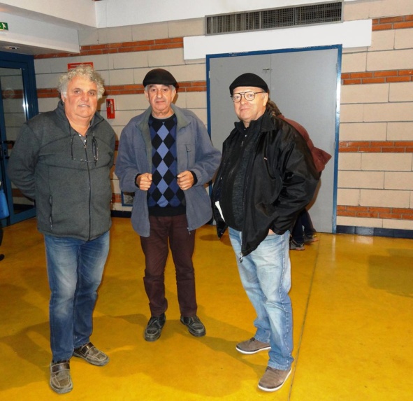 Marc Nogaret avec Jean-Claude Amourche (Champion de France) et Bernard Alary Marc Nogaret avec Jean-Claude Amourche (Champion de France) et Bernard Alary