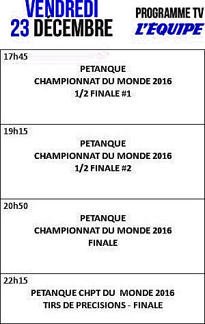 Championnat du Monde 2016 à Madagascar