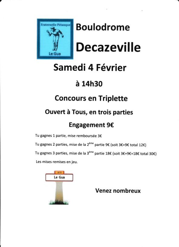 Concours 4 Février 2017 Concours 4 Février 2017