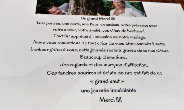 Carnet blanc Céline et Jérémie Carnet blanc Céline et Jérémie