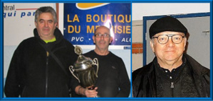 Les Vainqueurs du concours B, Claude,Manu,Bernard Les Vainqueurs du concours B, Claude,Manu,Bernard