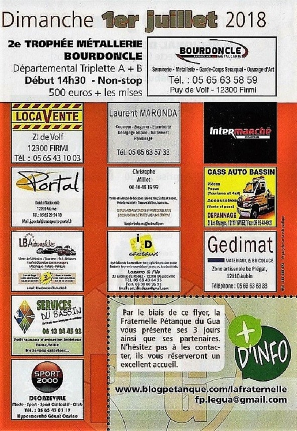 Grand Prix 2018     "Les Trois Jours du Gua"          