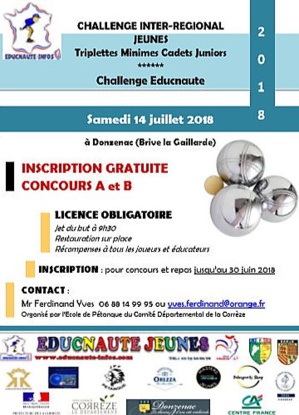 Trophée Challenge  Educnaute Donzenac