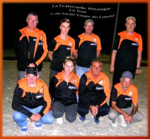 L'équipe vainqueurs des quarts de finale