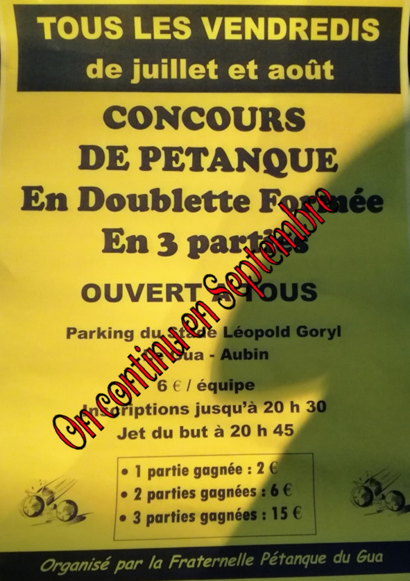 Concours du Vendredi Soir