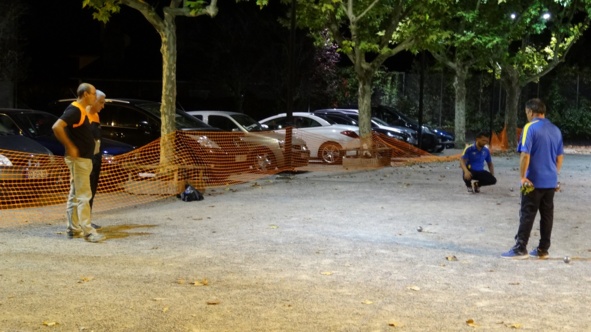 La doublette David/Sam contre Patrice/Antoine La doublette David/Sam contre Patrice/Antoine