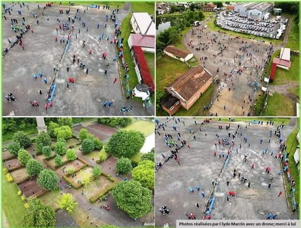 Vue d'ensemble du Plateau des Forges au lancement de la compétition