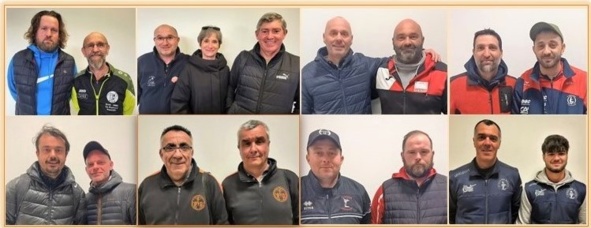 Les huit qualifiés