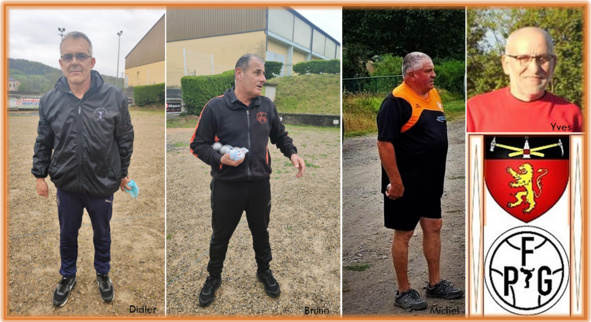 Les quatre qualifiés de la FPG Les quatre qualifiés de la FPG