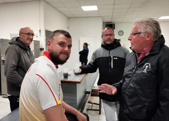 Un moment de détente après la victoire Un moment de détente après la victoire