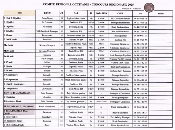 Calendrier Calendrier