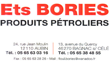 Bories Produits Pétroliers Aubin Bories Produits Pétroliers Aubin