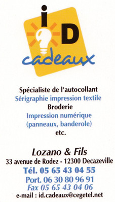 ID Cadeaux Decazeville ID Cadeaux Decazeville