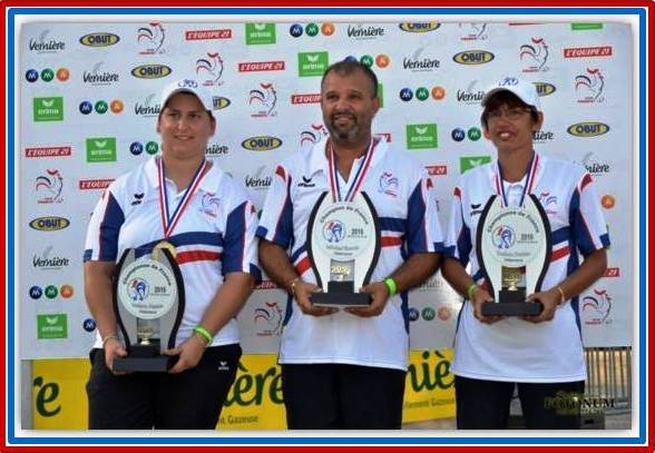 Championnat de France  TàT, Doublette Féminin à Montauban