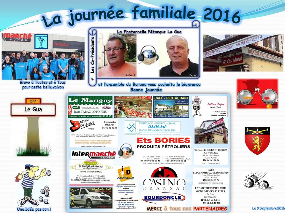 La maquette de la journée La maquette de la journée