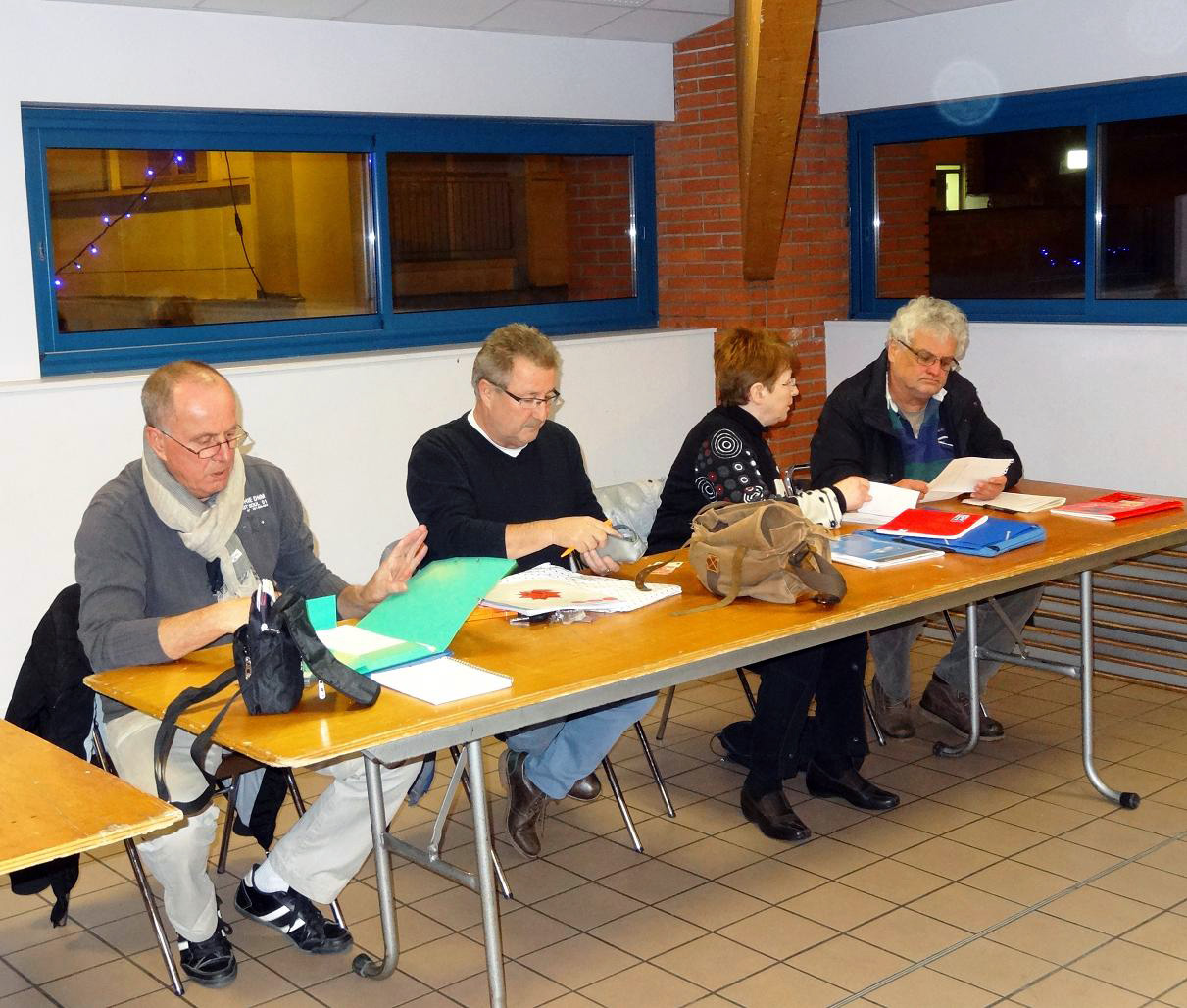 Le Bureau; Bruno Bousquet, Robert Lourenço, Eliane Murat et Jean-Louis Colado.