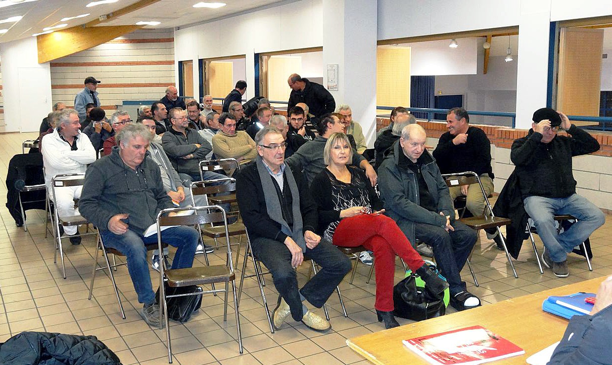 La présence de Marc Nogaret (Président du Comité de l'Aveyron)  accompagné de nos Elus, Yves Valls et Brigitte Rodriguez.