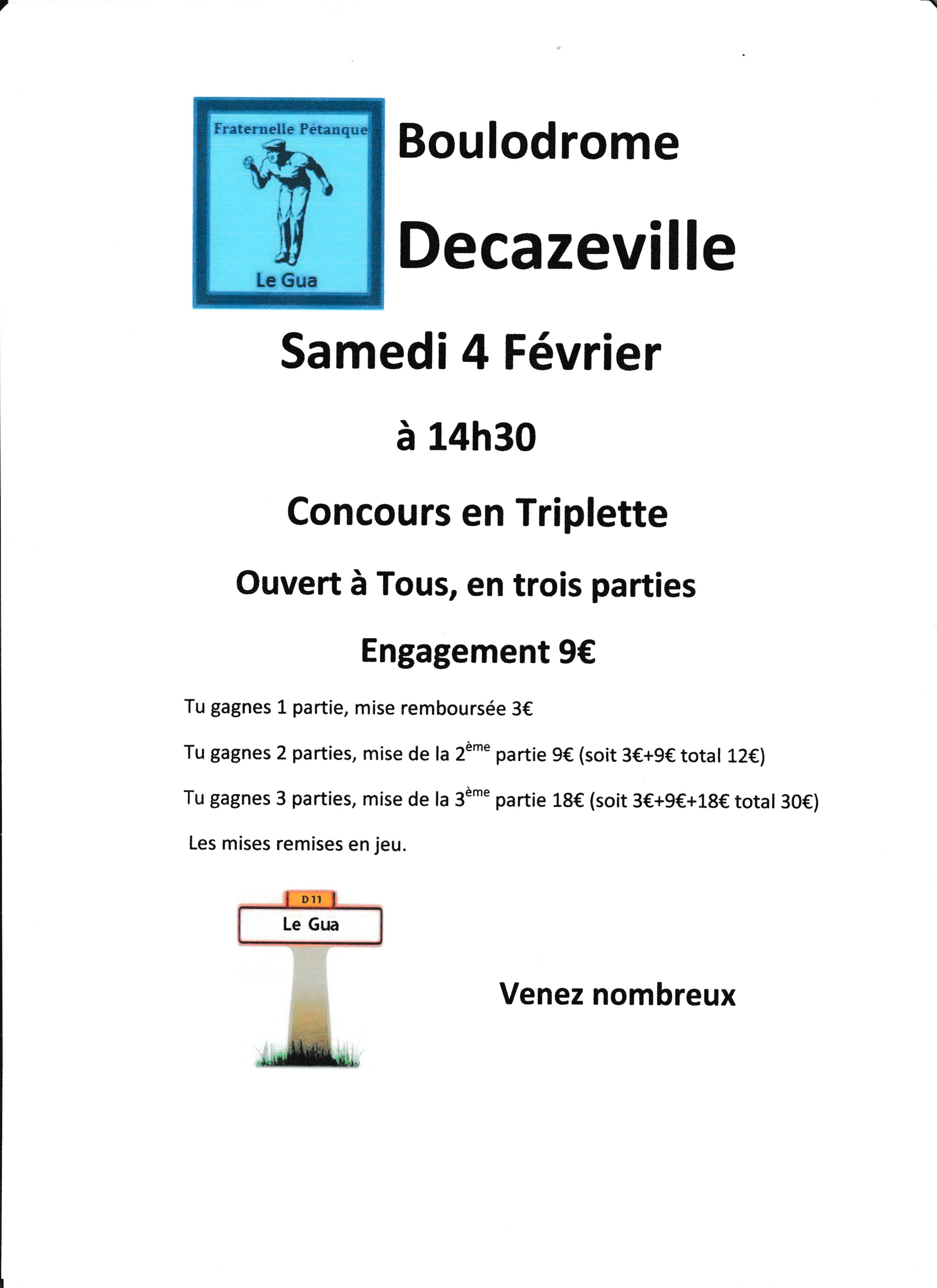 Concours 4 Février 2017 Concours 4 Février 2017