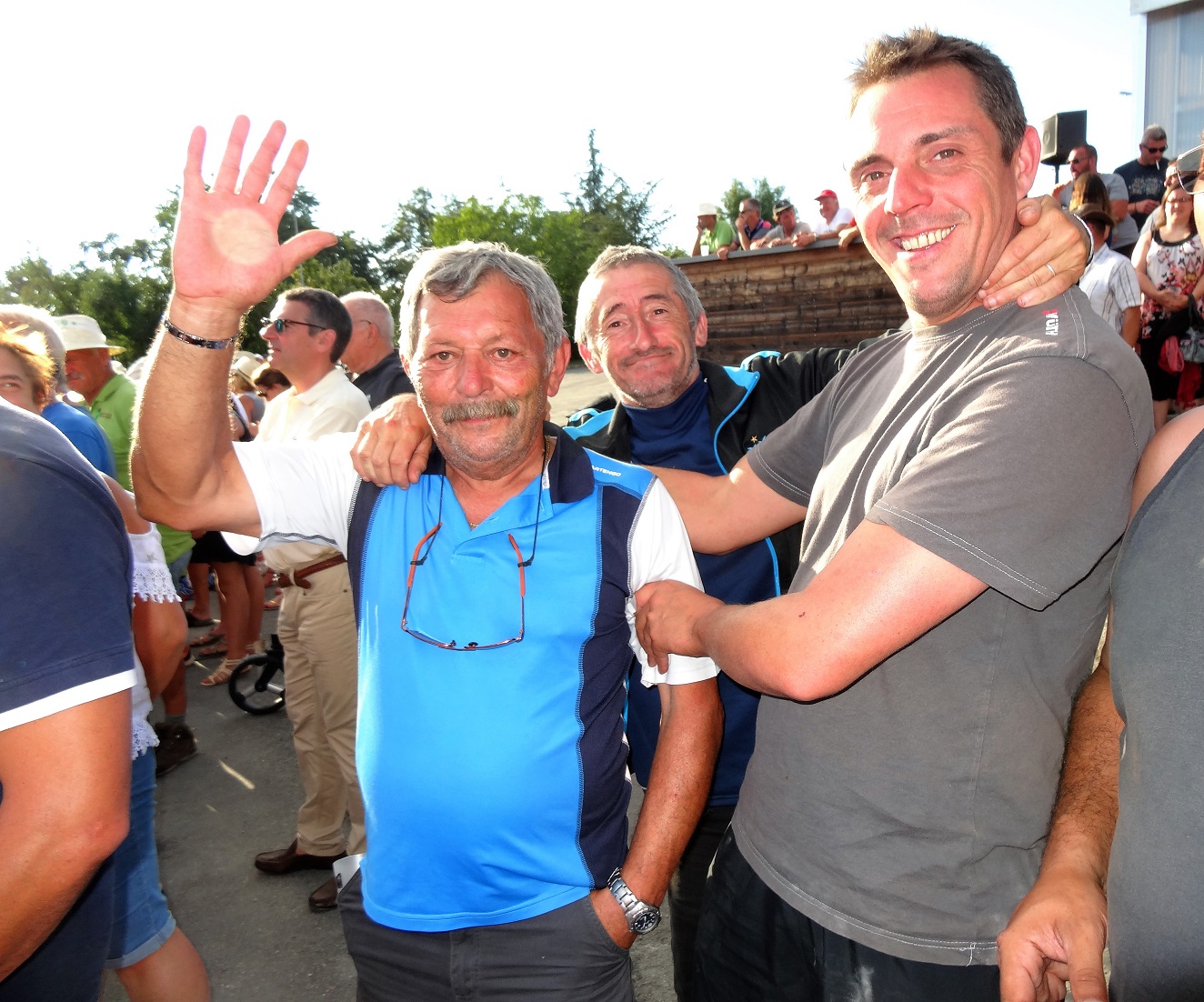 Un Président ému! Un Président ému!