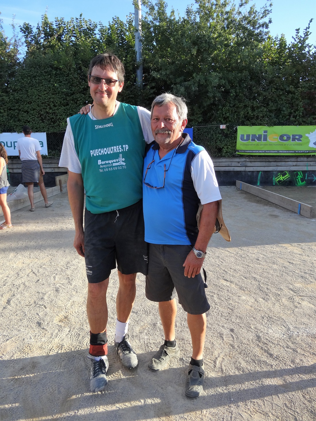 Un moment de joie partagé avec Didier et Michel Un moment de joie partagé avec Didier et Michel