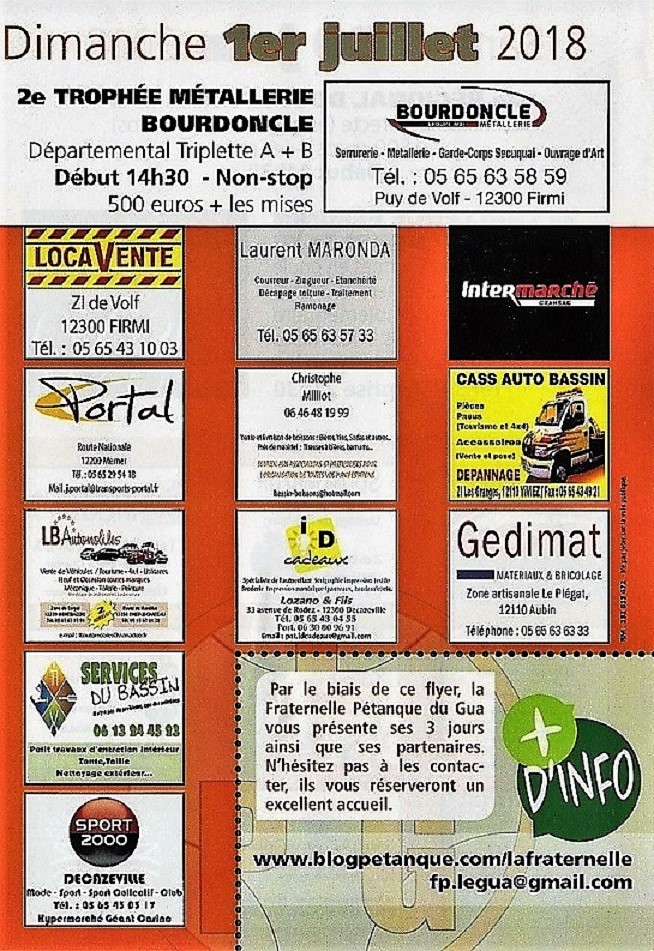 Grand Prix 2018     "Les Trois Jours du Gua"          