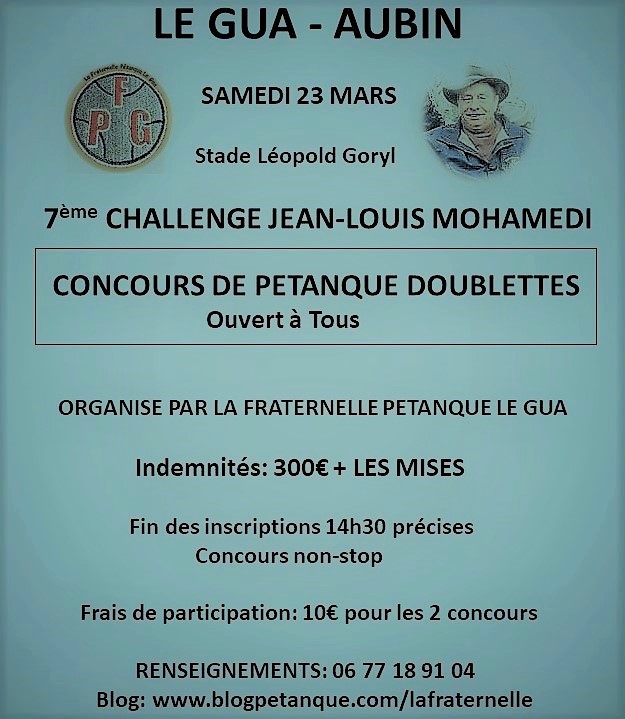 Challenge Jean-Louis Mohamedi Challenge Jean-Louis Mohamedi