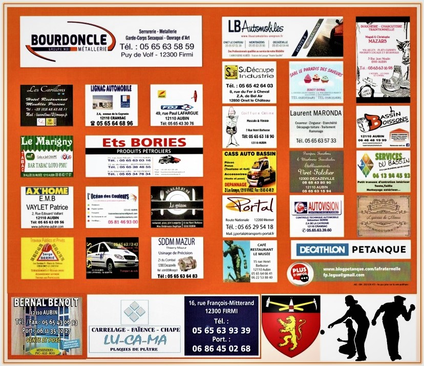 Merci à nos fidèles partenaires