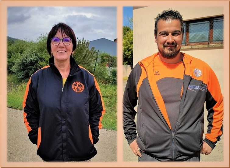 Les deux qualifiés de la FPG Viviane, Christophe