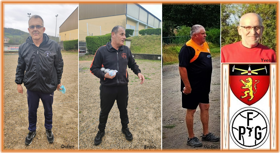 Les quatre qualifiés de la FPG Les quatre qualifiés de la FPG