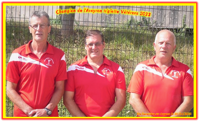 Les Champions Christian, Jean-Marie, Gilles