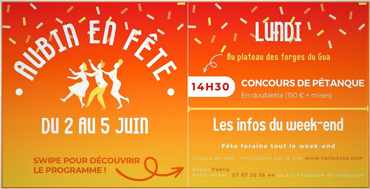 Concours à AUBIN Concours à AUBIN