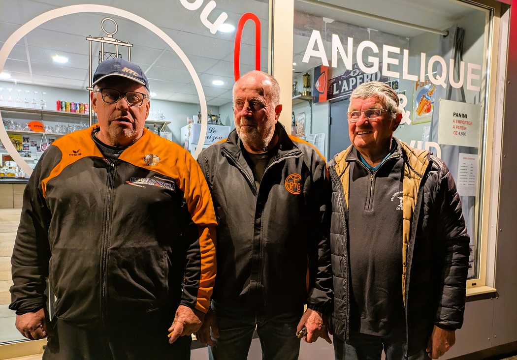 Didier, Bruno, Michel marqués vainqueur du Challenge