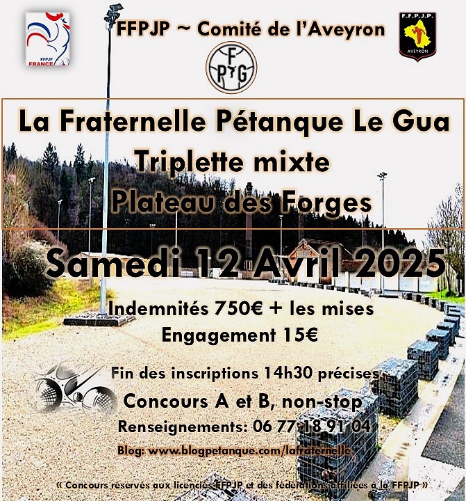 Concours du samedi 12 Avril