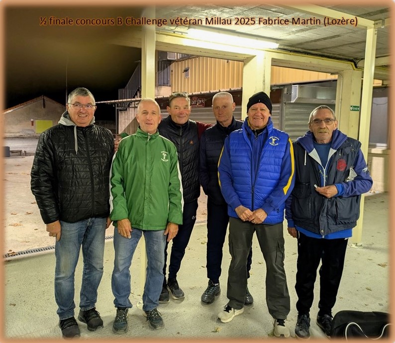 Championnat Triplette Vétéran Millau Championnat Triplette Vétéran Millau