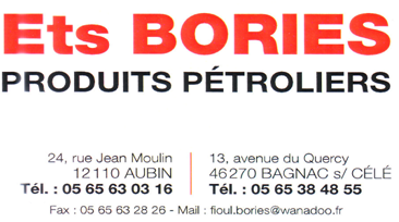 Bories Produits Pétroliers Aubin