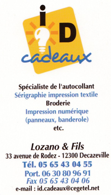 ID Cadeaux Decazeville ID Cadeaux Decazeville