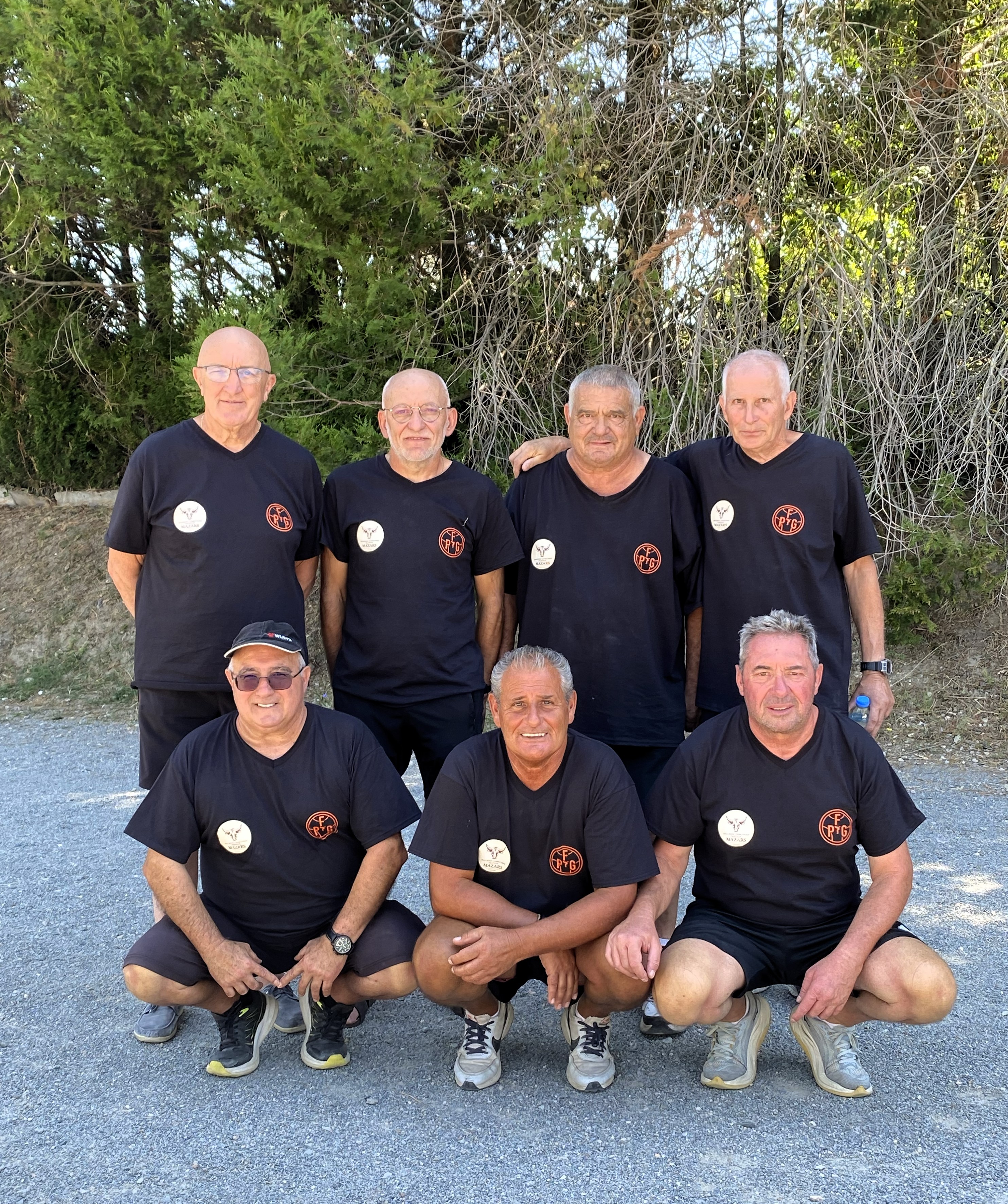 L'équipe division 2 bien coachée par Yves Pradayrol