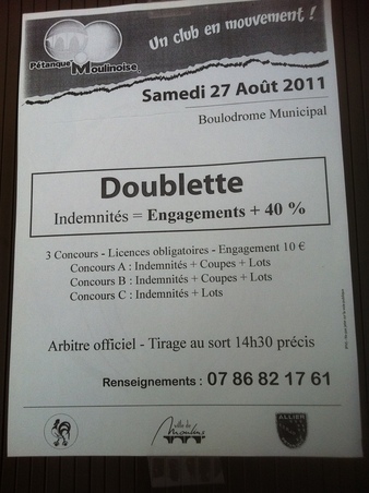 CONCOURS  DU  27 AOUT CONCOURS  DU  27 AOUT