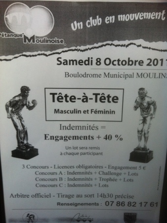CONCOURS DU 8 OCTOBRE